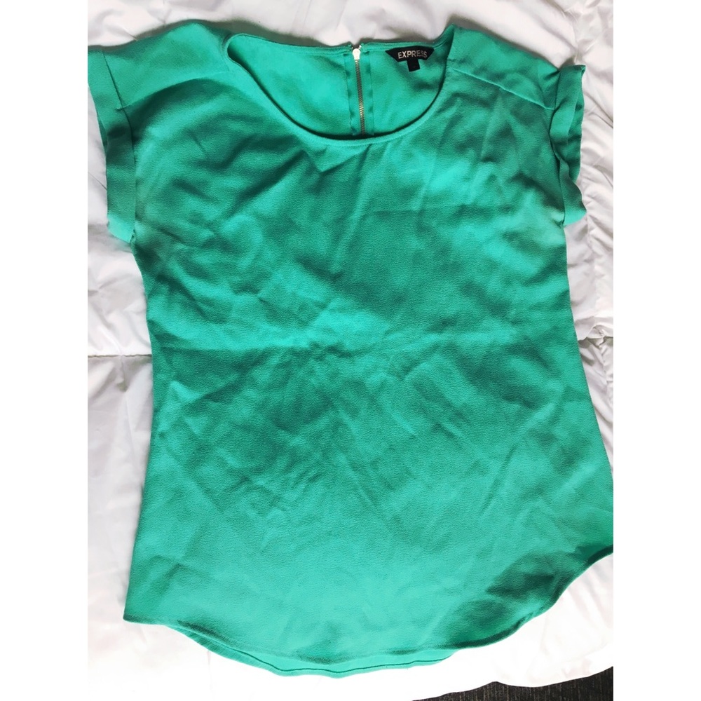 Express Teal Blouse